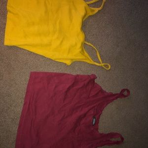 2 wallflower tank tops
